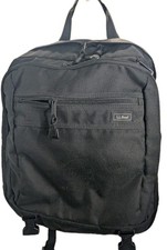 L. L. Bean Backpack Big Black Nylon Comfort Carry Laptop Back Pack 30L School picture