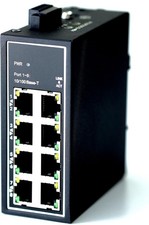 WIWAV WDH-8ET-DC 10/100Mbps Unmanaged 8-Port Industrial Ethernet Switches (OPEN) picture