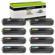 8 Set CLT-504S Color Toner Fits for Samsung Xpress CLX-4195FN 4195FW SL-C1810W picture