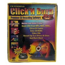 CD Stomper Click 'N Burn Pro Premium CD Recording Software w/ Applicator Sealed picture