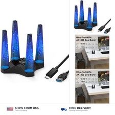 USB WiFi Adapter for Desktop PC, WAVLINK AX1800 WiFi Adapter picture
