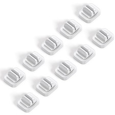 Lamicall 10 Pack [Spring Fixed] Cord Holder, Adjustable Desk Cable Clips | No... picture