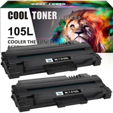 2PK MLT-D105L Toner Comapatible for Samsung SCX-4623FW ML-1910 2525 SF-650P 651P picture