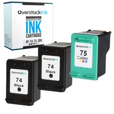 3X Compatible OSI HP 74 and 75 Ink Cartridge for HP PhotoSmart C4225 C4235 C4240 picture