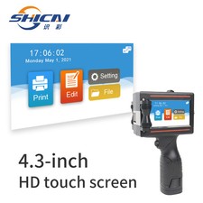 12.7mm Handheld Inkjet Coder Exp Date QR Barcode Printing for Industrial Cartons picture