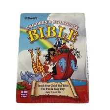 RARE - CHILDREN'S STORY BOOK BIBLE CD ROM COSMI 2000 SWIFT JEWEL SJ051501G USA picture