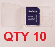10 x Sandisk Micro SD to Secure Digital Adapter + Case picture