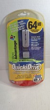 ​QuickiDrive Micro Advantage 64MB USB 2.0 Flash Drive Portable Storage New  picture