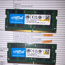 Crucial 64GB (2x32GB) DDR4-2666 PC4-21300 SO-DIMM 260-Pin CT32G4S266M.M16FF picture
