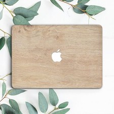 Seamless Natural Light Wood Print Hard Case For Macbook Pro 13 14 15 16 Air 13 picture