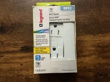 LEGRAND PASS & SEYMOUR RADIANT 15A 125V GFCI OUTLET picture