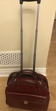 McKleinUSA GLEN ELLYN 16” Leather Detachable-Wheeled Laptop Case Genuine Leather picture