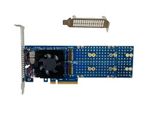1pcs PCIe 4.0 x8 PLX88024 NVMe M.2 Expansion Adapter Card picture