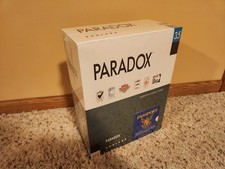 Vintage Borland Paradox 3.5 for DOS - BRAND NEW FACTORY SEALED Big Box Floppy picture