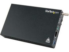 StarTech.com ET91000SFP2 Gigabit Ethernet Fiber Media Converter with Open SFP Sl picture