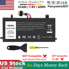42Wh J0PGR JOPGR Battery For Dell Latitude 5285 5290 2-in-1 1WND8 T17G T17G001 picture