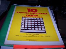 10 Starter Programs  for Apple, Atari, Xommnodore, VIC-20, TRS-80 picture