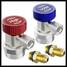 Adjustable Quick Coupler Adapter for Automotive Air Conditioning Systems - Ea... picture