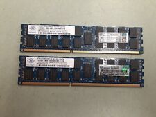 Nanya 16GB (2x8GB) 2Rx4 DDR3 PC3L-10600R Server Ram ECC NT8GC72C4NG0NK-CG 1223 picture