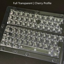 Clear Frosted PC Keycaps Set for Mechanical Keyboard 60% 75% TKL 100% MX picture