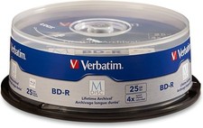 Verbatim M DISC BD-R 25GB 4X with Branded Surface Blank 25 GB - 4X, Blue  picture