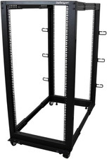 Startech 25U 4-Post Open Frame Server Rack, 19In, 1200Lb/544Kg, Mobile picture