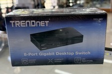 TRENDnet TEG-S83 8-Port Gigabit Desktop Ethernet Switch – Brand New, Factory Sea picture