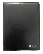 Vintage Apple Computer Leather Folio Padfolio Notebook Folder picture