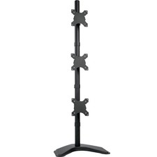 VIVO Triple Monitor Desk Stand/Mount Free Standing Vertical 3 Screens up to 27