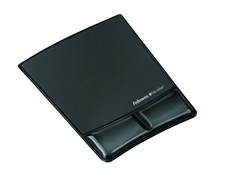 Fellowes Health V Crystal Mouse Pad with Wrist Support 9182301-Black picture