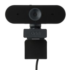 onn 4K Webcam with Autofocus and Swivel Head, Built-in Dual Mics, Privacy Cover picture