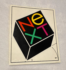 Vintage NeXT Computer Sticker Decal Steve Jobs NeXT Inc. 1980s/1990s Original picture