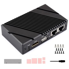 Waveshare Gigabit / 2.5G Dual Ethernet Mini-Computer (B), Compatible with Pi... picture