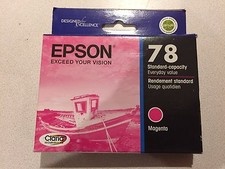 Epson 78 Genuine Magenta Printer Ink Cartridge Standard Capacity C13T078320 2015 picture
