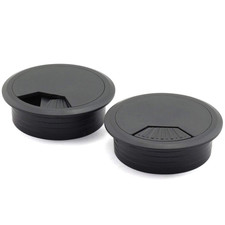 2Pcs 2-3/8 Inch Desk Wire Cord Cable Grommets Hole Cover for Office PC Desk Cabl picture