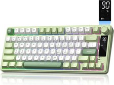 Womier DK75 75% Wireless Gaming Keyboard, RGB Backlit Creamy Keyboard with Mu... picture
