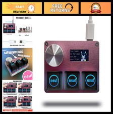 Magnetic Linear Hall Switches Mini Keypad with Knob, Screen, Macro & Hotswap - P picture