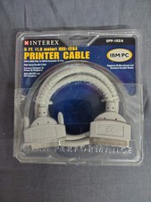 Interex Parallel Printer Cable 6’ Foot picture