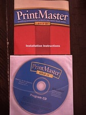 Broderbund PrintMaster Gold 12 WINDOWS 95 98 2000 XP NT 4 picture