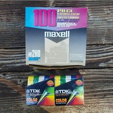 TDK Floppy Disks (New) & Maxwell Floppy Disks (Opened) picture