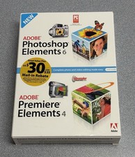 Adobe Photoshop Elements 6 & Premiere Elements 4 PC Clean Discs picture