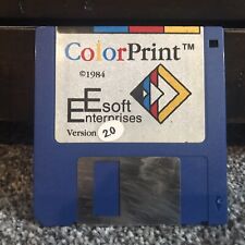 Vintage- ColorPrint V2- Esoft Enterprises - Apple Macintosh Mac -1984 picture