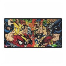 Marvel Vs DC Universe Hero Showdown Comic Art Mouse Pad Desk Mats picture