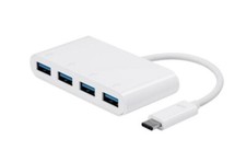 Monoprice USB-C 3 Port USB 3.0 Hub & Gigabit Ethernet Adapter picture