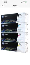 HP 414X Toner Set Black Cyan Magenta Yellow Genuine OEM High Yield 4-Pack W2020X picture