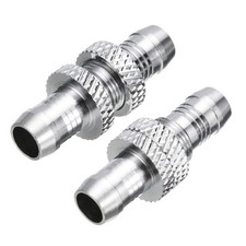 2Pcs Hose Connector Water Cooling Connector Fitting 7/16