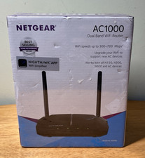 NETGEAR Nighthawk App Compatible AC1000 Dual Band WiFi Router - Model R6080 New picture