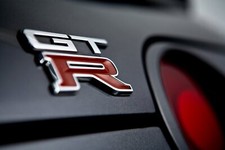 Cars nissan gt r back logo Desk Mat Stitched picture