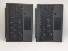 LOT OF 2 Microsoft Surface Pro Keyboard Cover 1755 Black FingerPrint ID WARRANTY picture