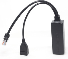 Gigabit Ethernet Active Poe Splitter 48V to 5V 2.4A with USB Female Type a Port picture
